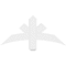 Ekena Millwork Alberta Architectural Grade PVC Gable Bracket, 36"W x 16 1/2"H x 4"D x 4"F, 11/12 Pitch GBP036X17X0404ALB00 - alternate 2